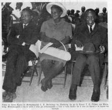 Kgosi Lebone, Mmemogolo Semane and Kgosi Pilane Kgosi Lebone, Mmemogolo Semane and Kgosi Pilane